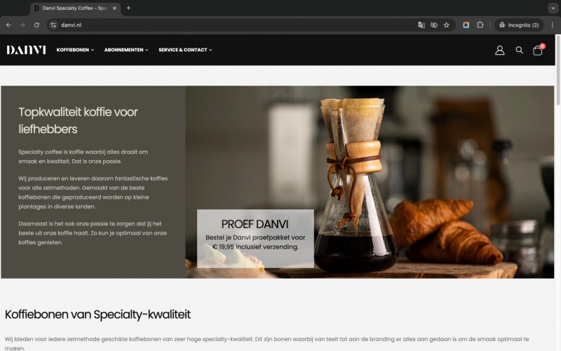 Danvi - Coffee Subscription screenshot 5