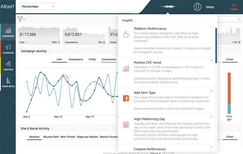 Albert AI Marketing screenshot 1