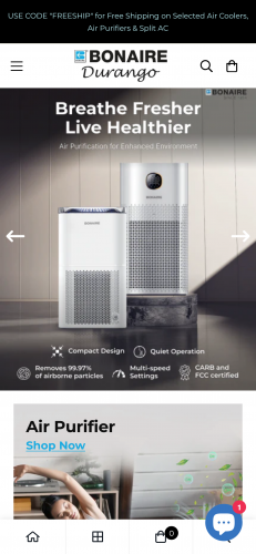 Bonaire Durango – E‑Commerce Store Development (Shopify) screenshot 1