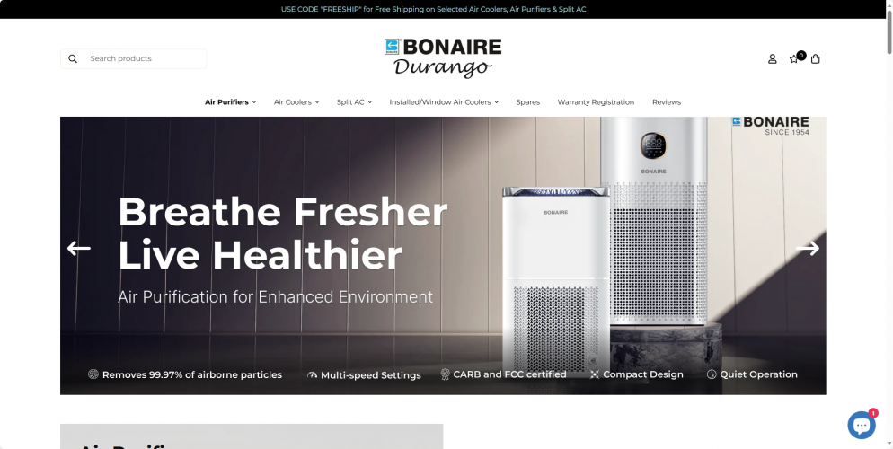 Bonaire Durango – E‑Commerce Store Development (Shopify) screenshot 2