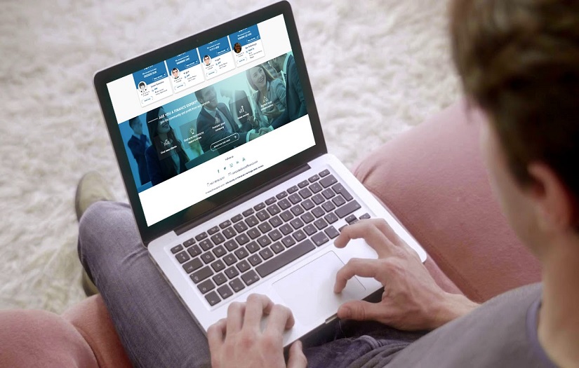 Web application for investment screenshot 1