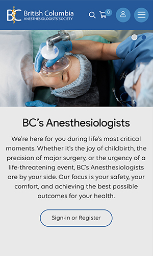 BC Anesthesiologists Society screenshot 1