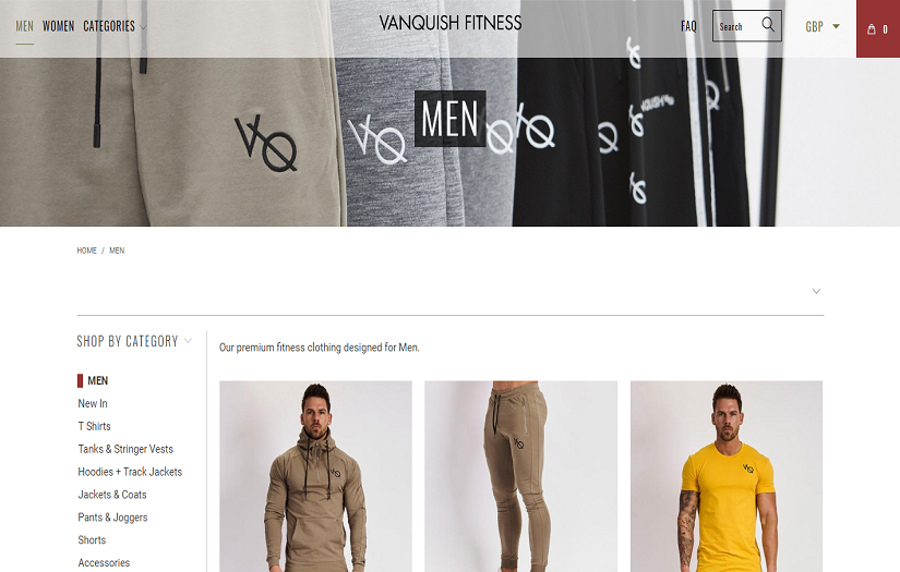 Vanquish Fitness - Active Streetwear screenshot 2