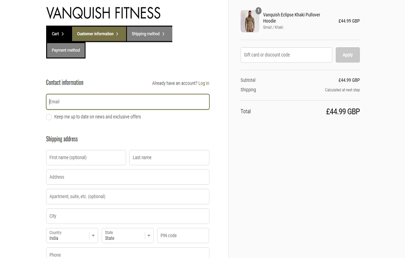 Vanquish Fitness - Active Streetwear screenshot 3