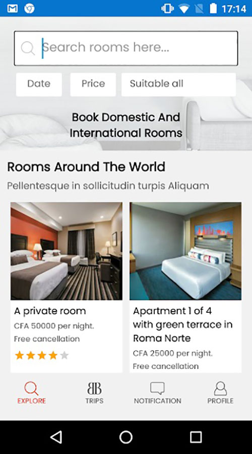 Babaracine Mobile App screenshot 1