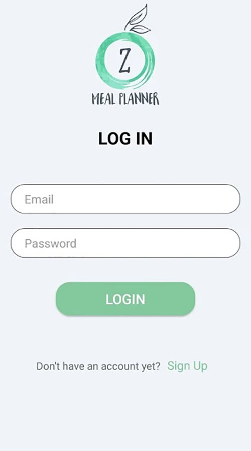zMeal Planner screenshot 1