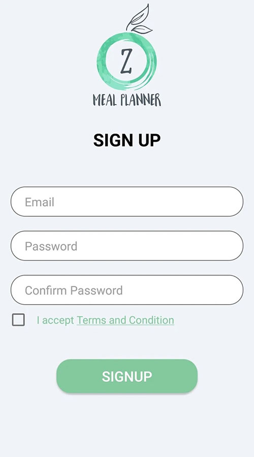 zMeal Planner screenshot 2