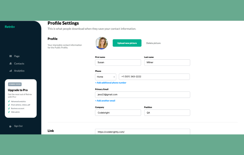 Retrēv screenshot 2