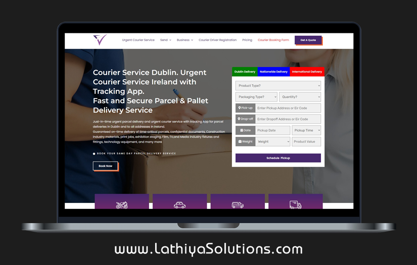 Urgent Parcel - Urgent Parcel Service For Ireland screenshot 1