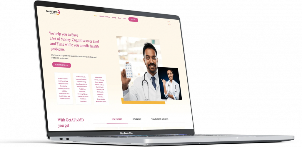 GetAFixMD – Integrated Digital Healthcare Platform screenshot 2