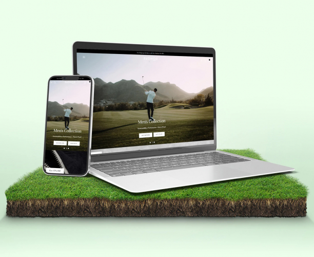 Radmor Golf – Sustainable E-commerce Platform for Eco-Friendly Golf Apparel screenshot 2