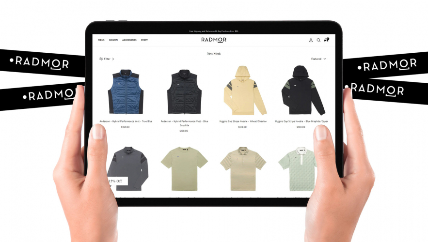Radmor Golf – Sustainable E-commerce Platform for Eco-Friendly Golf Apparel screenshot 3