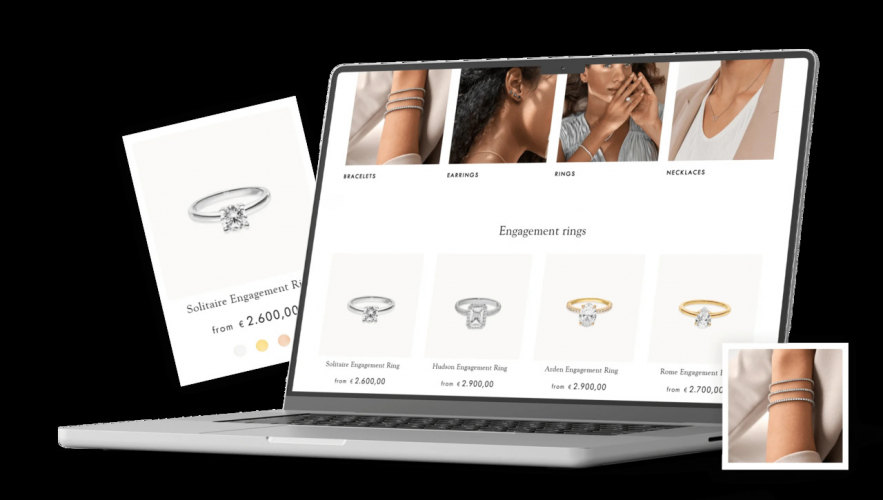 VEYNOU – Sustainable Luxury Jewelry E-commerce Platform screenshot 1