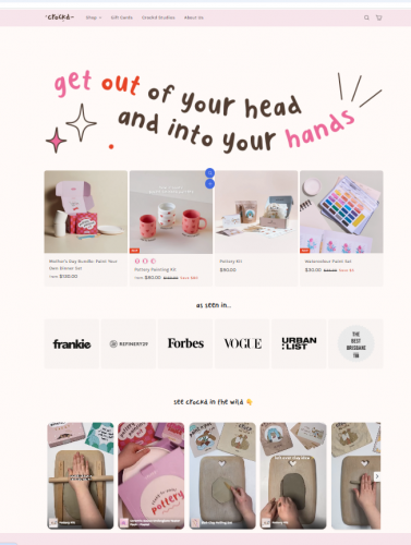 Crockd – E-commerce Platform for DIY Pottery & Creative Wellness screenshot 2