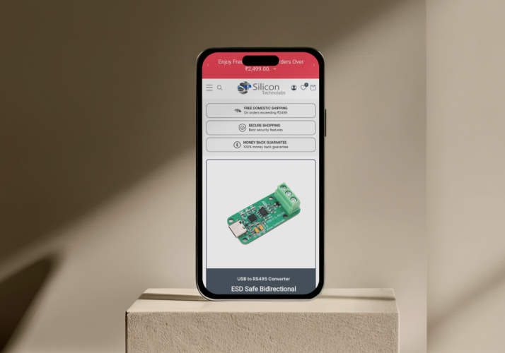 Silicon TechnoLabs – Scalable E-Commerce Platform for Electronic Components screenshot 1
