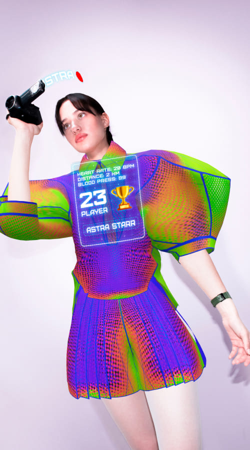 Snapchat filter "Future School Uniform" screenshot 3