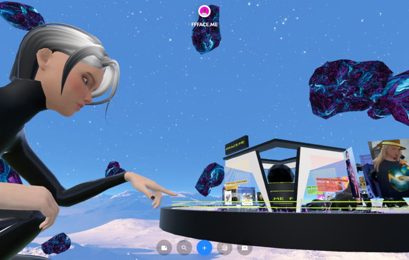 Custom Metaverse space in Spatial screenshot 2