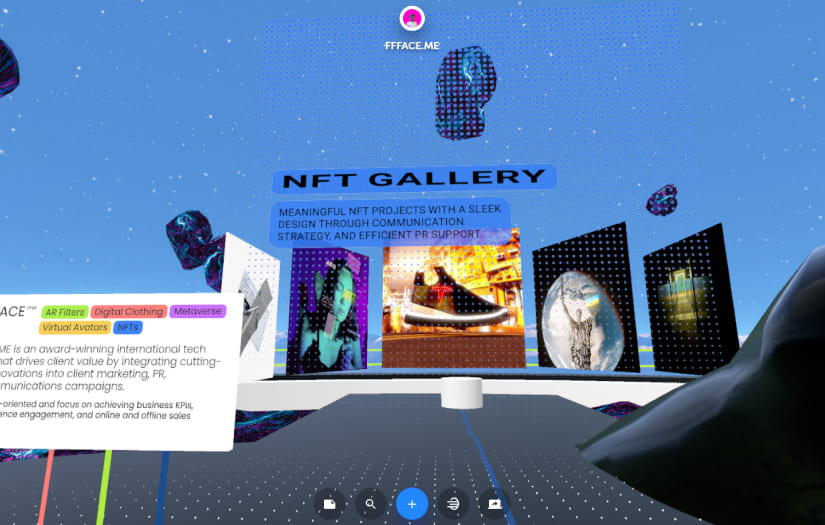 Custom Metaverse space in Spatial screenshot 5