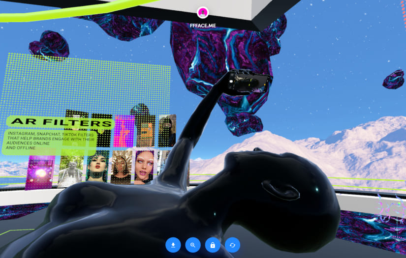 Custom Metaverse space in Spatial screenshot 6