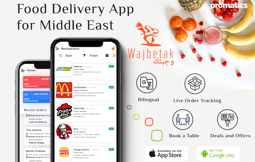 Food Delivery App for Middle East screenshot 1