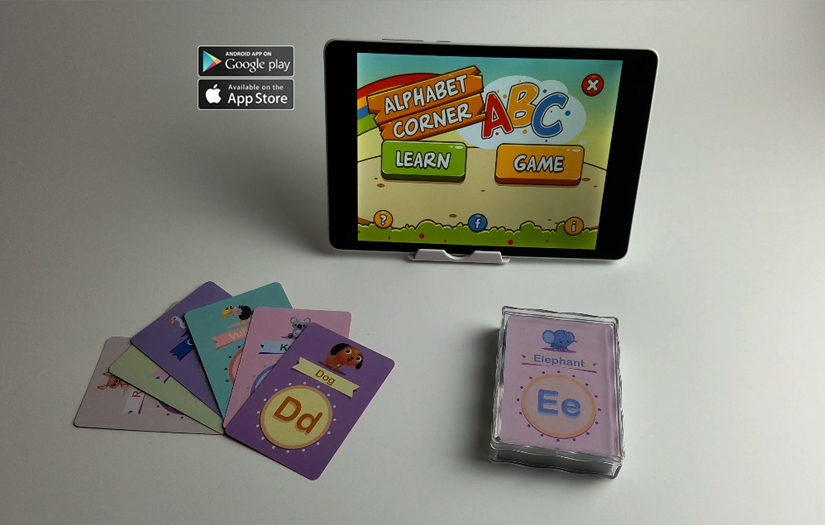 Alphabet Flash Cards - Augmented Reality App screenshot 1