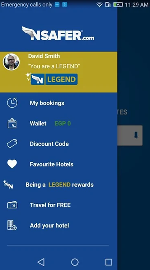Nsafer - Hotels Booking Website & Mobile App screenshot 1