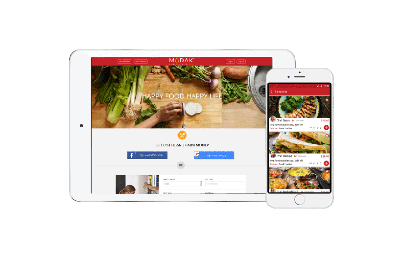 Modak - Food Delivery Application screenshot 1