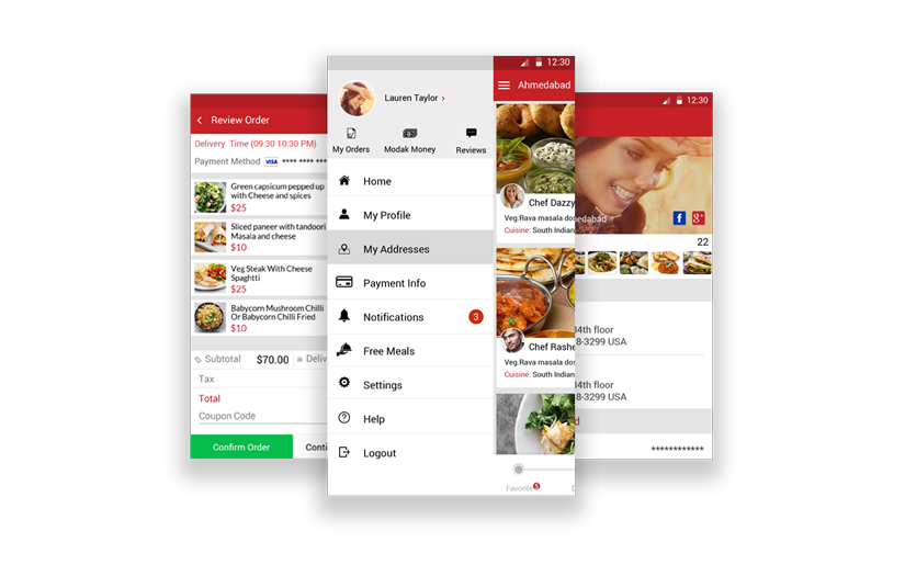 Modak - Food Delivery Application screenshot 3