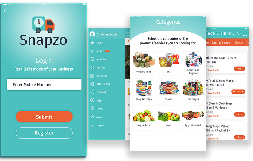 Snapzo - Retail E-commerce App screenshot 1
