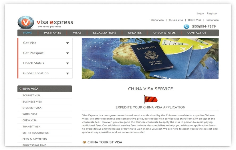 VISA EXPRESS screenshot 2