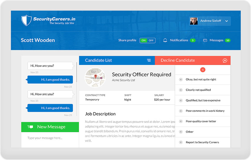 SECURITY CAREERS screenshot 2