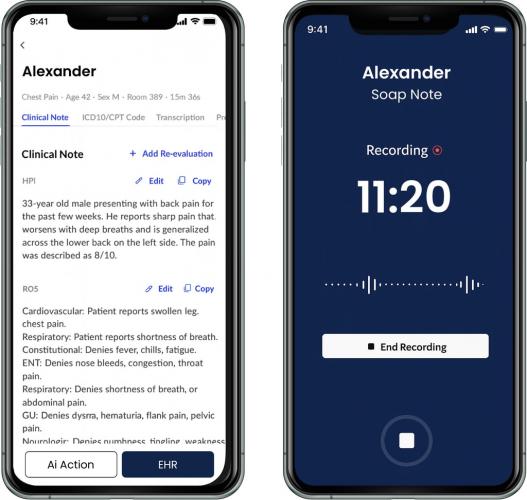 AI-Based Clinical Documentation & EMR Automation screenshot 1
