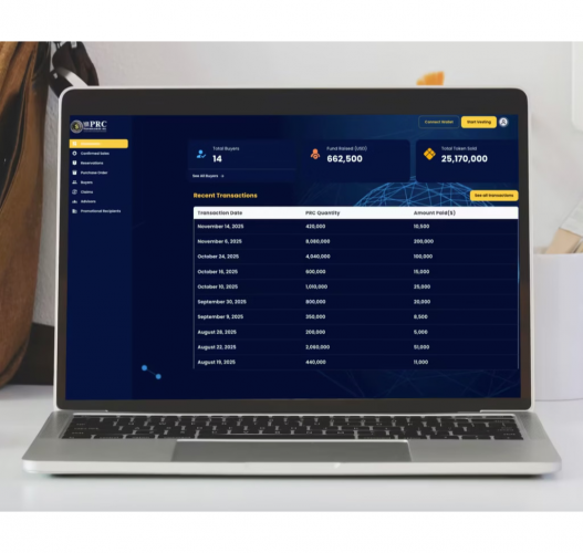 PRC Coin | A Real Estate ICO & Exchange Platform screenshot 1