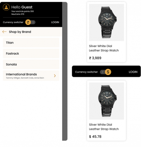 Building shopping app for watches: Titan World screenshot 2