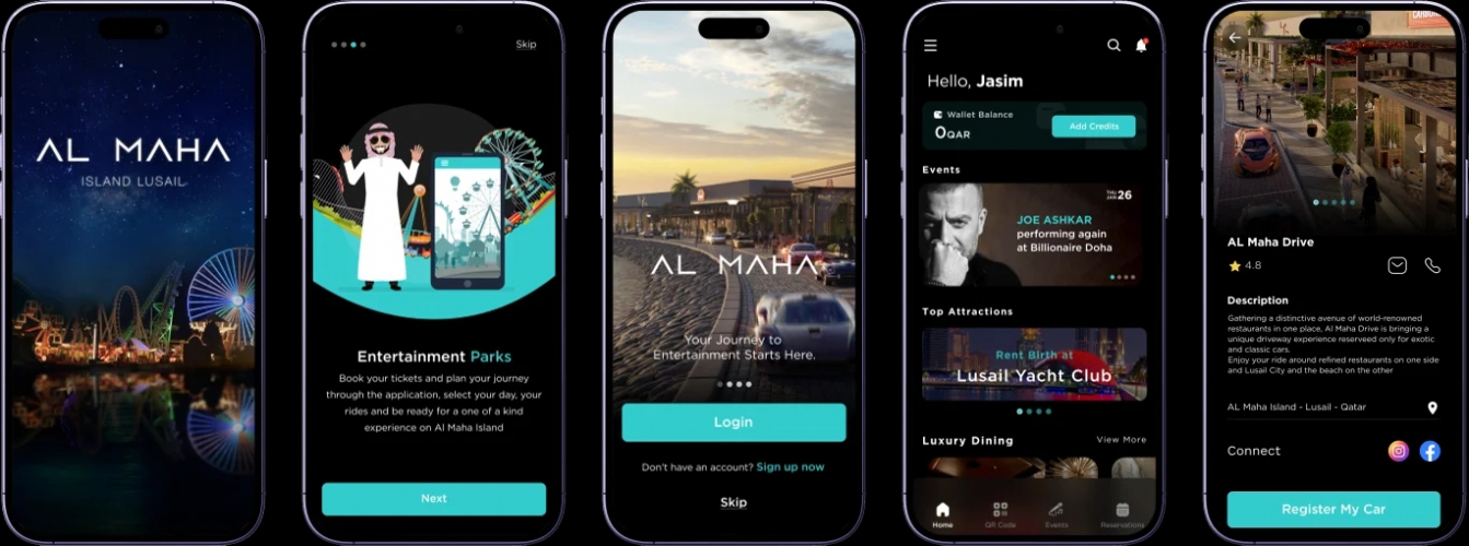 Al Maha Island: Leisure & entertainment platform screenshot 1