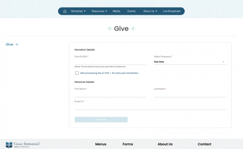 Digital transformation for easy worship experience screenshot 1