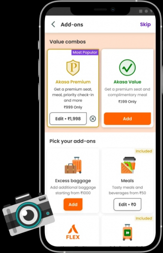 Akasa: Re-imagining airline ticket booking screenshot 2