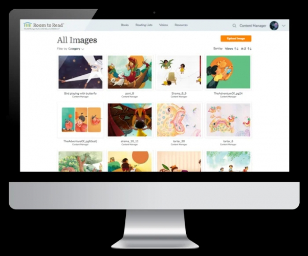 Room to Read: An interactive ed-tech platform screenshot 2