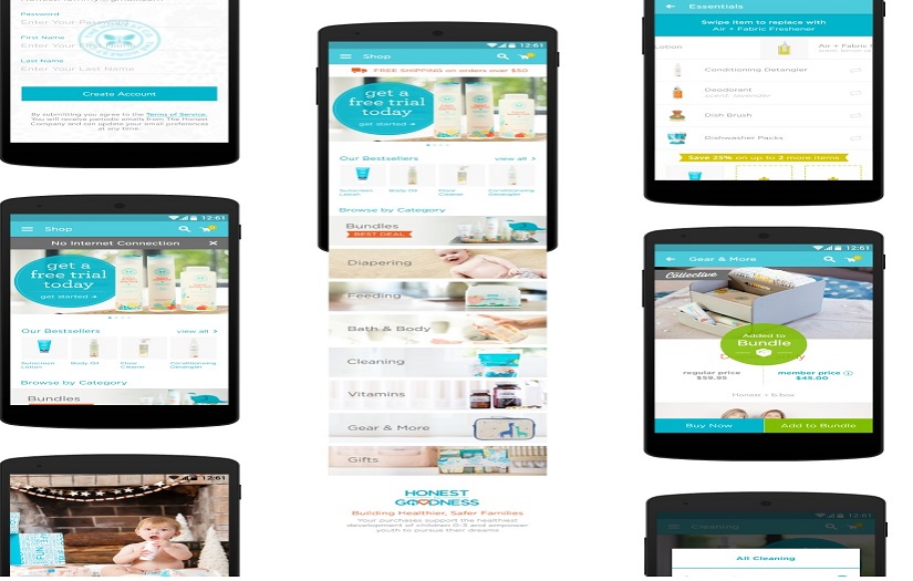 A Delightful Ecommerce Design for The Honest Company screenshot 1