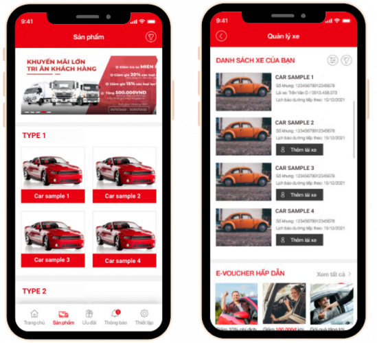 CRM system development for leading truck manufacturer screenshot 1