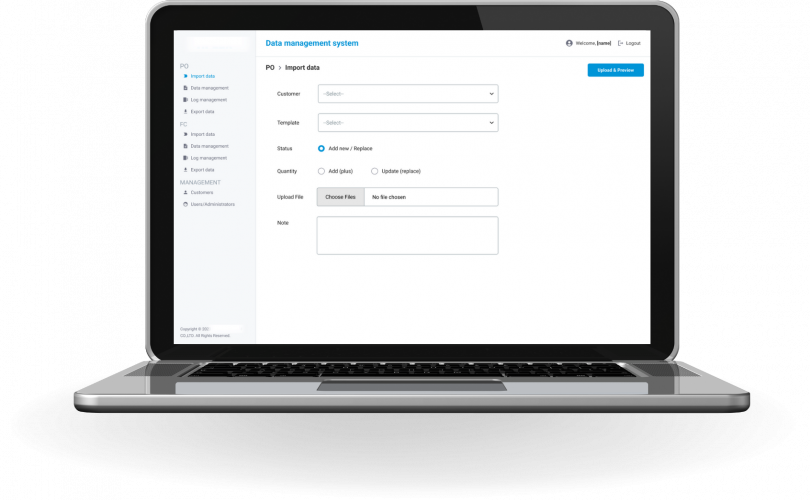 PO & Forecast Management System For A Factory screenshot 1