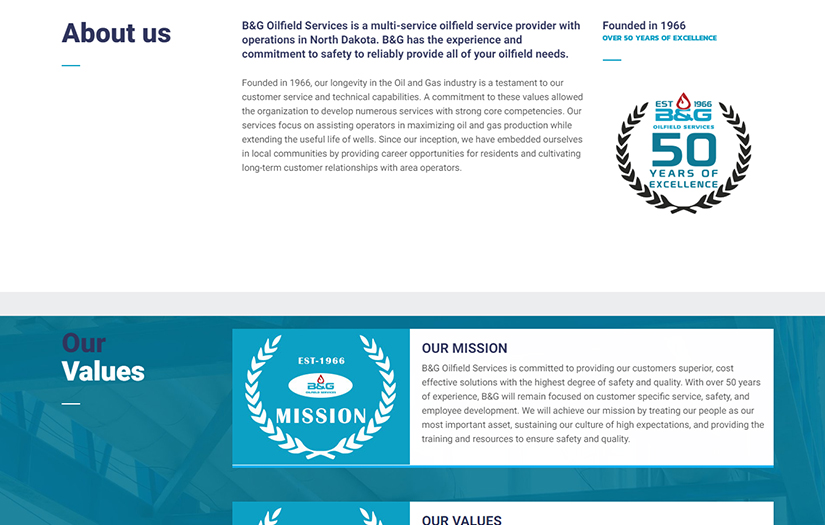 B&G Oilfield Services screenshot 2