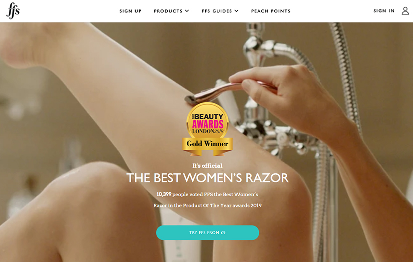 FFS Shaving - FFS | Womens Razors screenshot 1