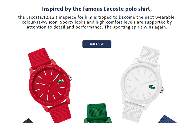 The Lacoste  12.12 - Rivoli Group screenshot 3
