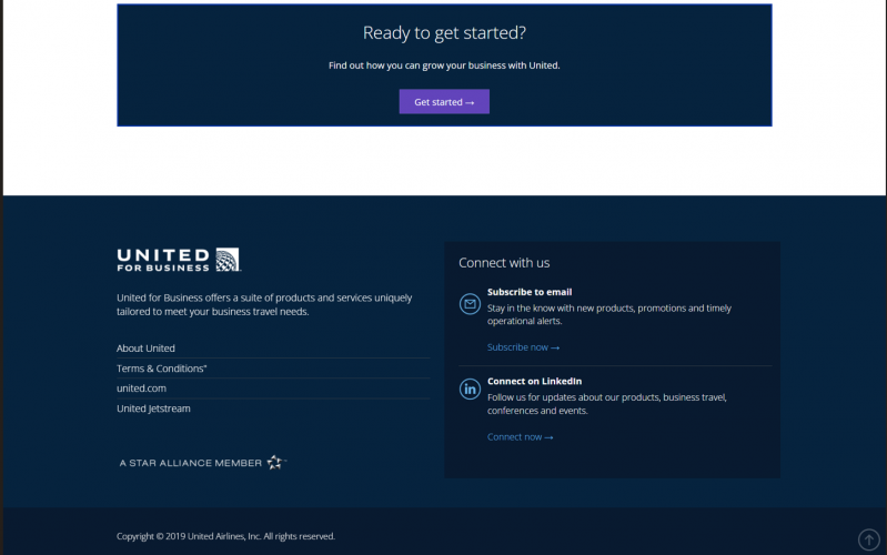 Custom Website Solution for UNITED AIRLINES screenshot 2