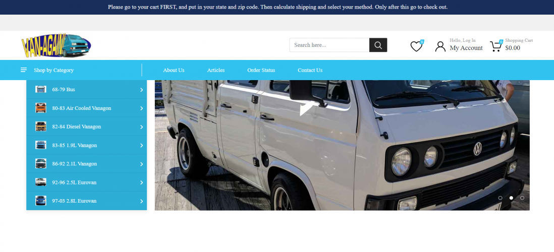 Vanagain Website Development : Scratch to Success screenshot 1