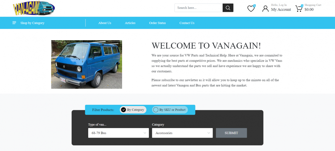 Vanagain Website Development : Scratch to Success screenshot 2