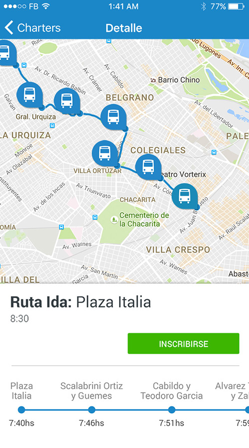 Viapool – Corporate Bus Pool App screenshot 1