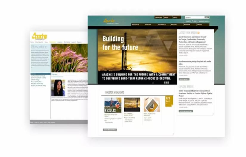 Corporate Communications Platform for an Energy Company screenshot 1