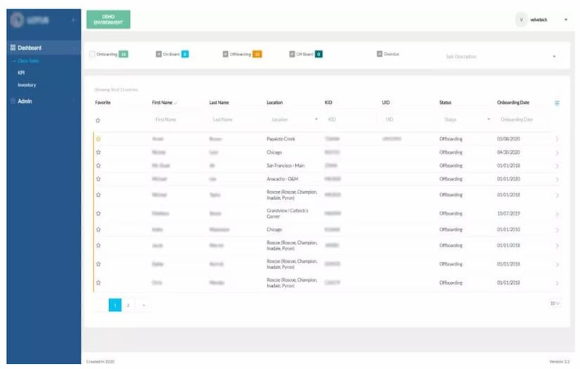 Inventory Management Software for an Energy Company screenshot 1